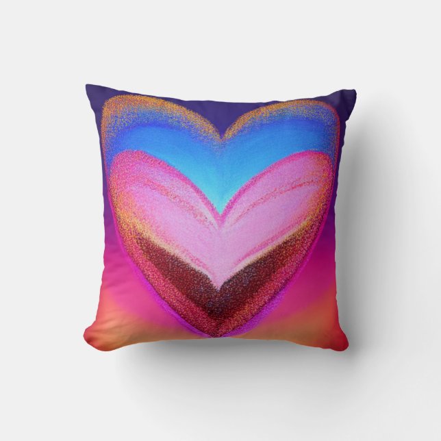 Sparkly Heart Pillow (Front)