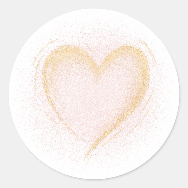 Sparkly Heart Stickers (Front)