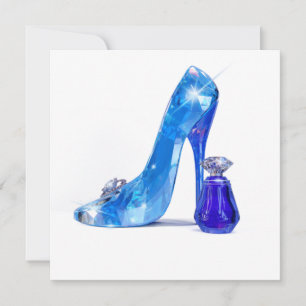 Sparkly high hills card