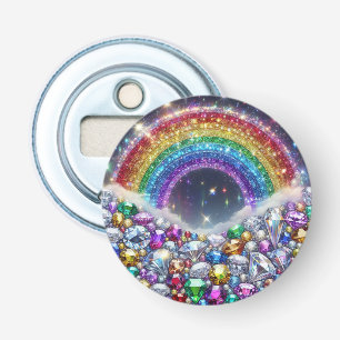 sparkly, jewelled rainbow bottle opener