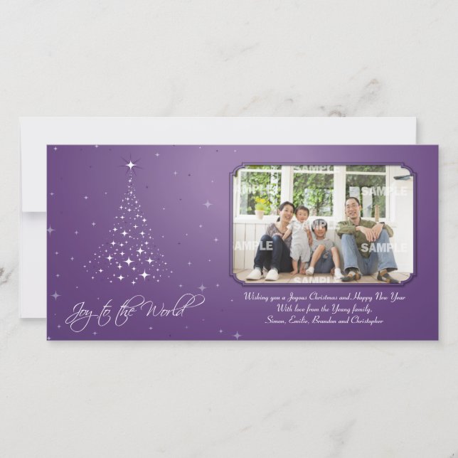 Sparkly Joy Photo Card (Front)