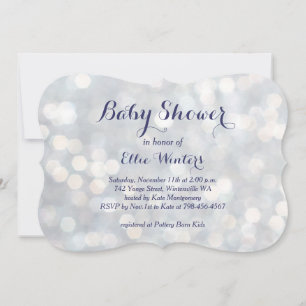 Sparkly Lights Baby Shower Invitation