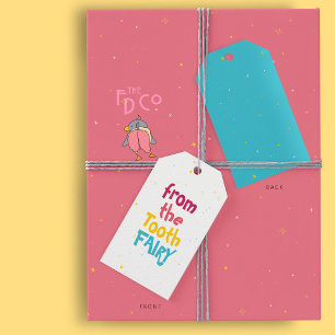 Sparkly Magical “From The Tooth Fairy" Cute Starry Gift Tags