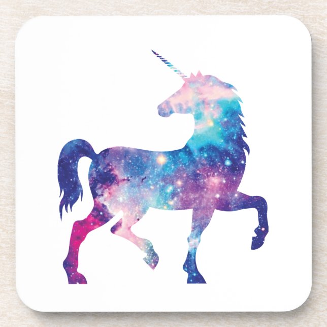 Sparkly Magical Unicorn Coaster (Front)