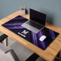 Sparkly metal ultra violet galaxy chevron Monogram