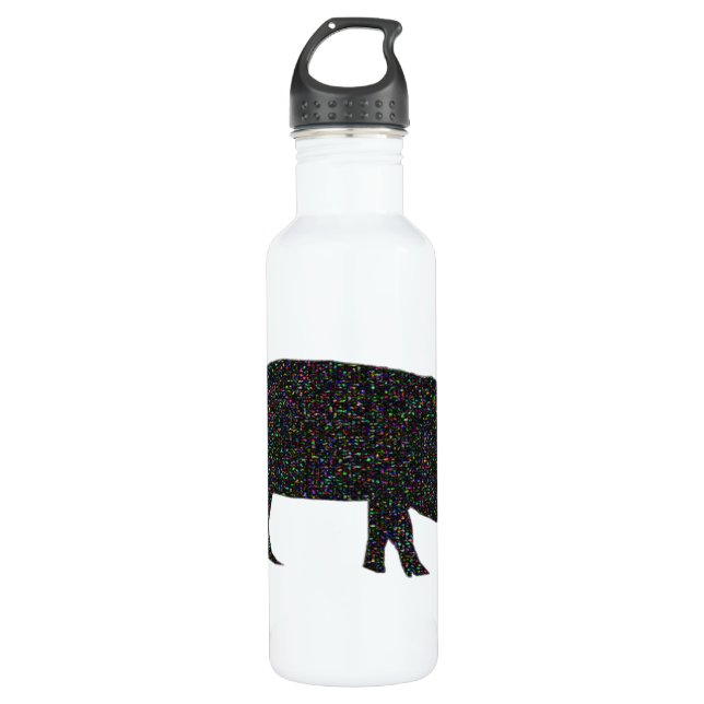 Sparkly Pig 710 Ml Water Bottle (Front)