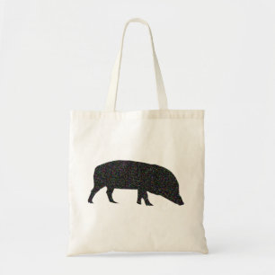 Sparkly Pig Budget Tote Bag