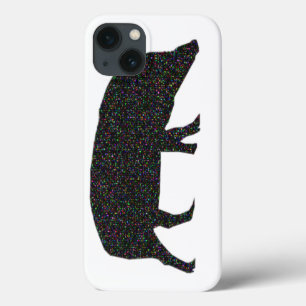 Sparkly Pig iPhone 13 Case