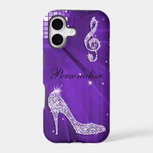 Sparkly Purple/ Lilac Music Note & Stiletto Heel