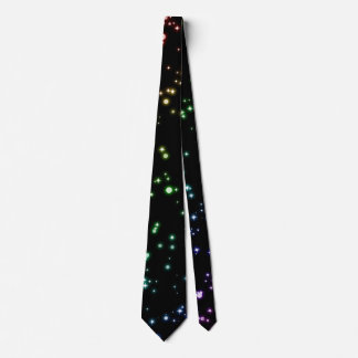Sparkly Rainbow Star Tie