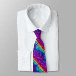 Sparkly Rainbow Tie