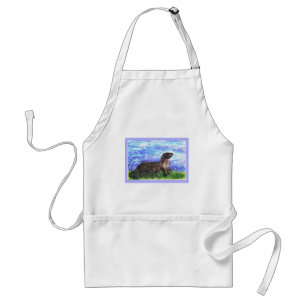 Sparkly River Otter Standard Apron