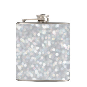 Sparkly Silver Flask
