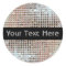 Sparkly Silver Sequins Party Sticker