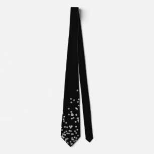 Sparkly Silver Sparkles Tie