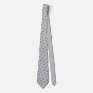 Sparkly Silver Stars Tie