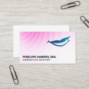 Sparkly Smile Dentist Business Card