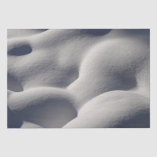 Sparkly Snow Mounds Abstract Nature Tissue Paper