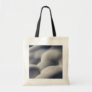 Sparkly Snow Mounds Abstract Nature Tote Bag