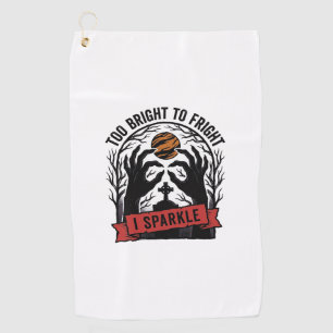 Sparkly Spooky Hands Vintage Halloween Graphic_1 Golf Towel
