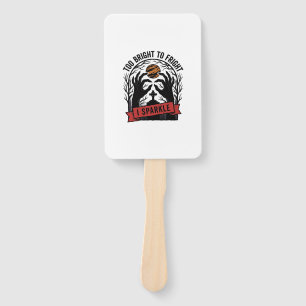 Sparkly Spooky Hands Vintage Halloween Graphic_1 Hand Fan