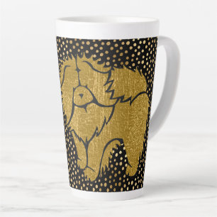 SPARKLY THANG Chow faux metallic  mug