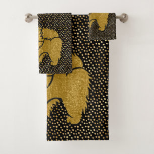 SPARKLY THANG Chow Towel set