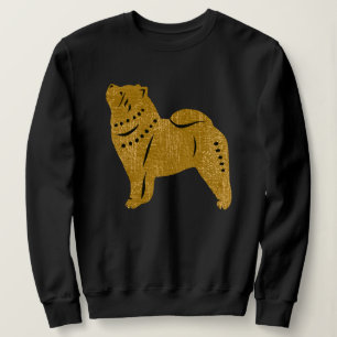 SPARKLY THANG SMOOTH Chow faux metallic  shirts