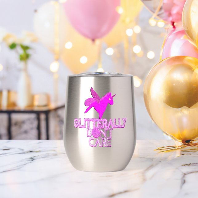 Sparkly unicorn glitter pegasus don't care (Bachelor Party (Rotated))