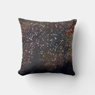 Sparkly Watercolor Earthy Rustic Modern Glam Cushion