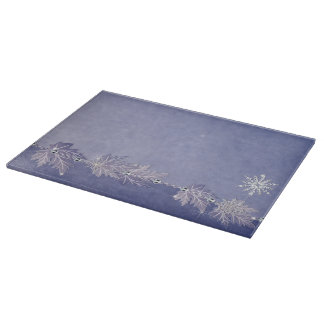 Sparkly Winter Cutting Board