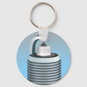 Sparkplug Key Ring