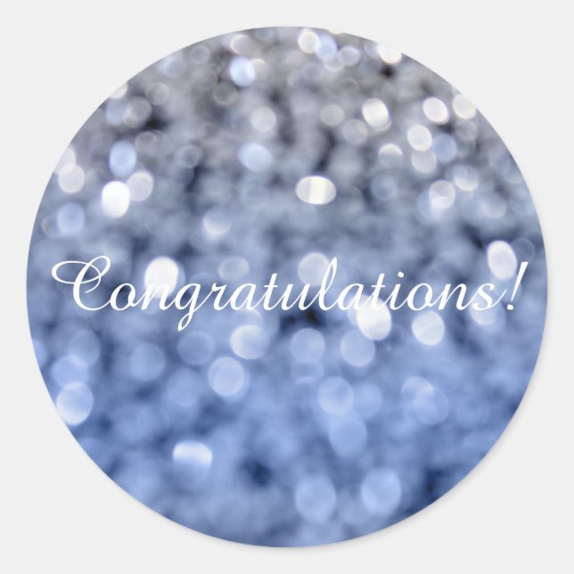 Sparks - Congratulations Round Sticker (Front)