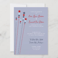 Sparks Fly Fourth of July Patriotic Wedding
