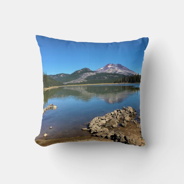 Sparks Lake, Bend, Oregon Cushion (Front)