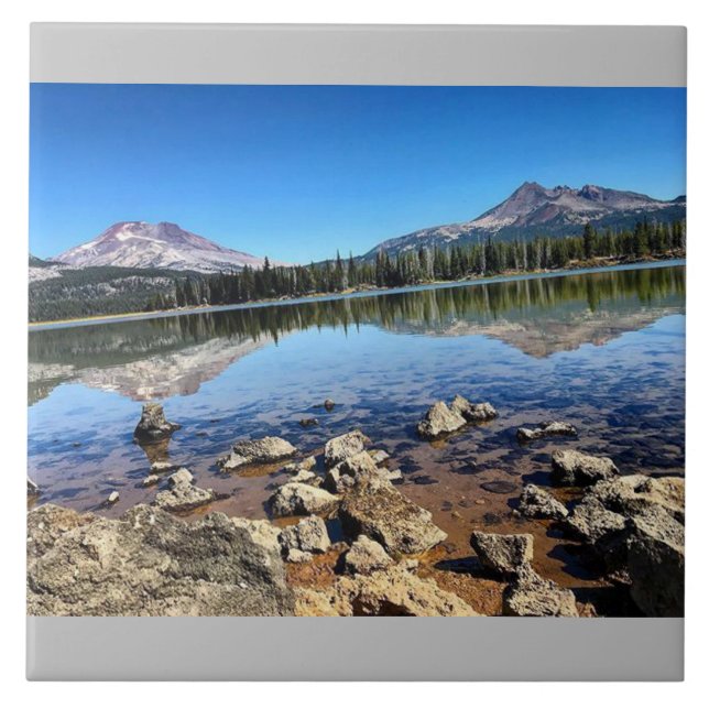 Sparks Lake, OR Ceramic Tile (Front)