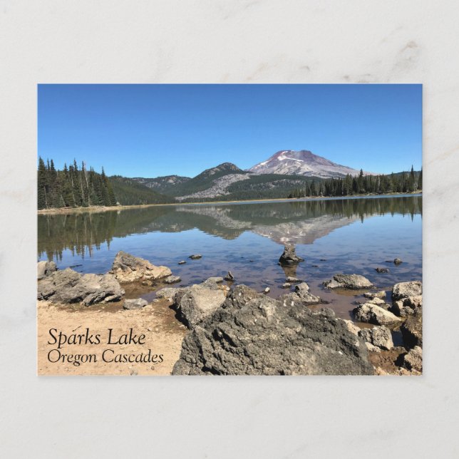 Sparks Lake, Oregon Postcard (Front)