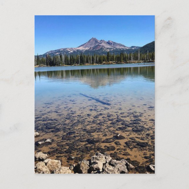 Sparks Lake with View of Broken Top, Oregon Postcard (Front)