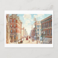 Sparks Street in Ottawa Vintage Postcard