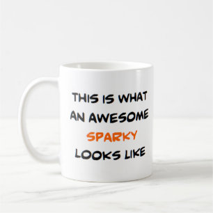 sparky, awesome coffee mug