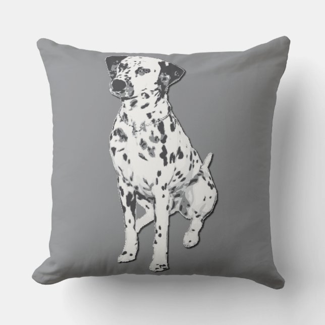 Sparky Dalmatian Dog Cushion (Front)