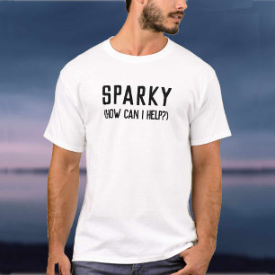 Sparky Electrician - Electrical Company Business T-Shirt