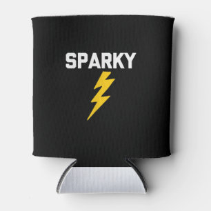 Sparky Funny Saying Sarcastic Novelty Electrician Can Cooler