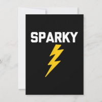 Sparky Funny Saying Sarcastic Novelty Electrician