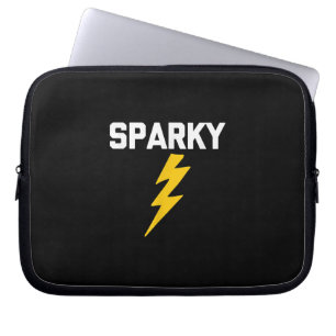 Sparky  Funny Saying Sarcastic Novelty Electrician Laptop Sleeve