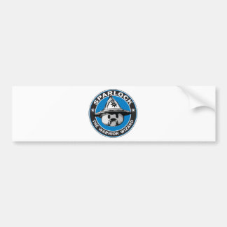 Sparlock the Warrior Wizard Bumper Sticker