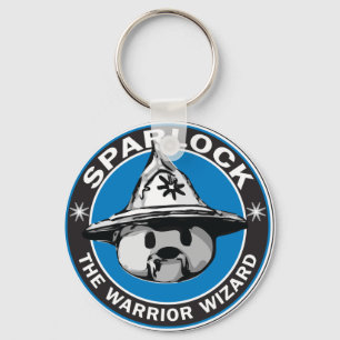 Sparlock the Warrior Wizard Key Ring