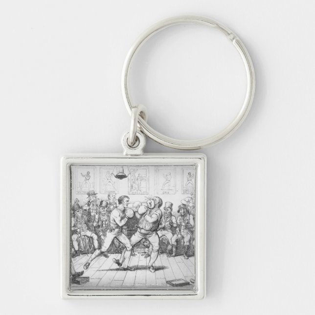 Sparring, 1817 key ring (Front)