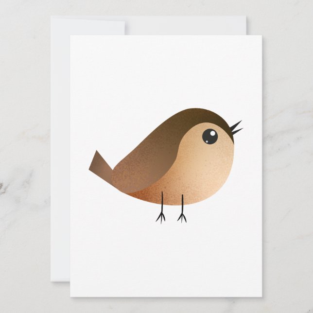Sparrow Bird Cartoon  (Front)
