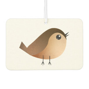 Sparrow Bird Cartoon Car Air Freshener